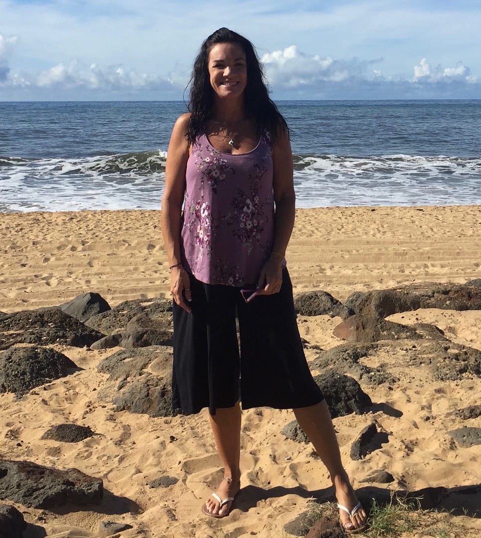 Sandy Hawaii beachcombing